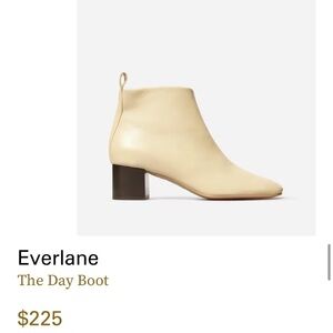 Everlane Day Boot Women's Ankle Boots in Cream